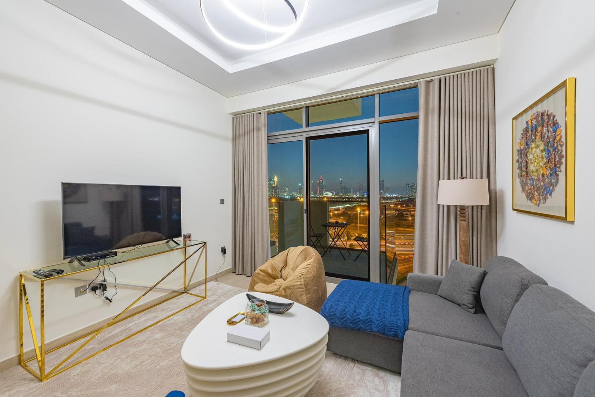 ドバイCozy & Convenient 1Br Haven In Al Jaddafアパートメント エクステリア 写真