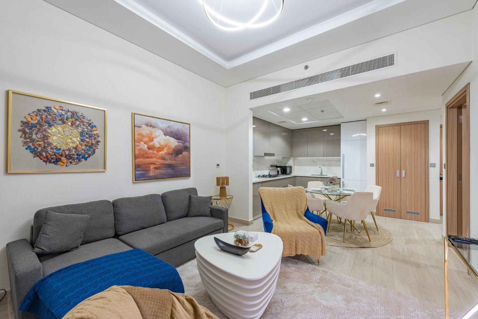 ドバイCozy & Convenient 1Br Haven In Al Jaddafアパートメント エクステリア 写真