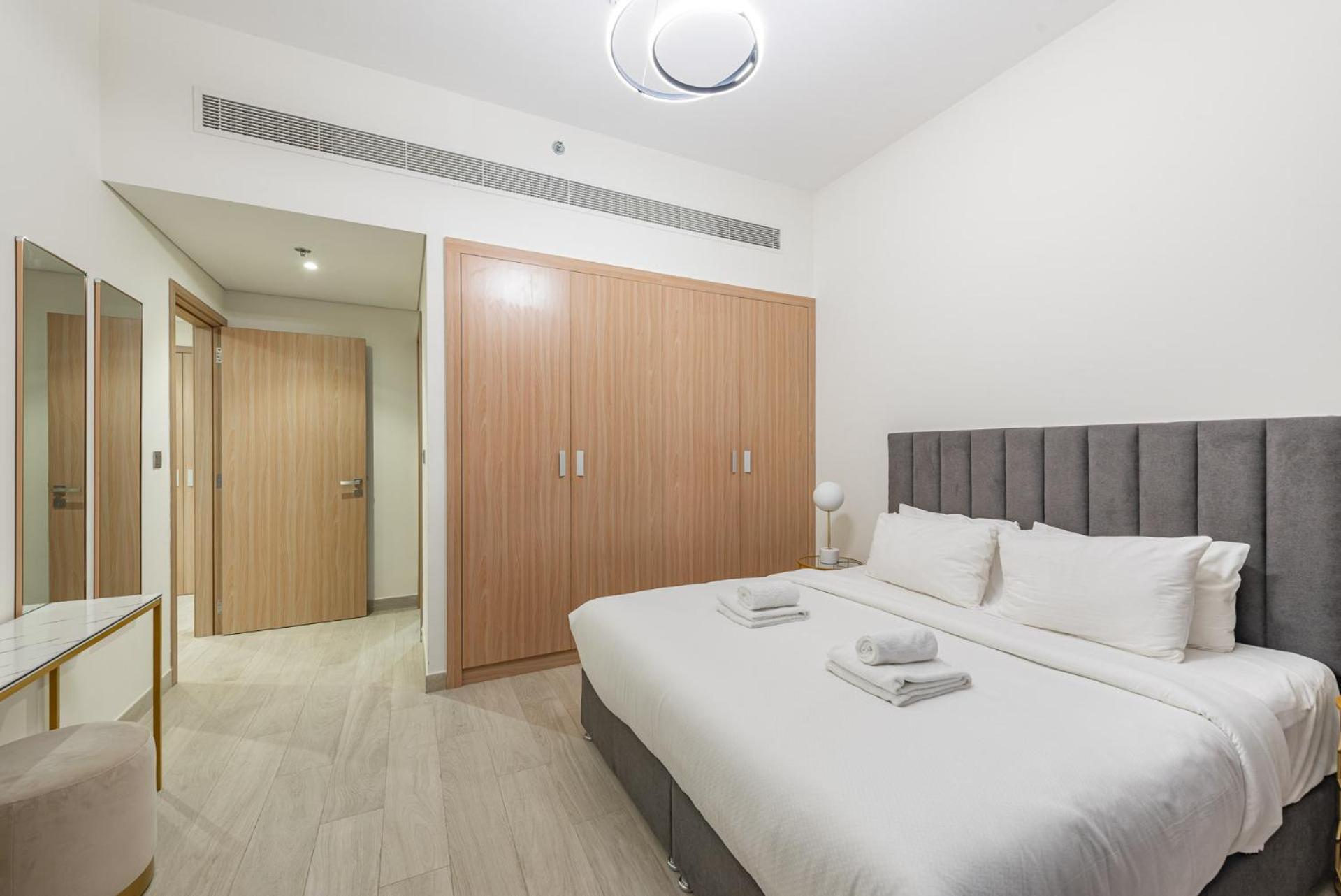 ドバイCozy & Convenient 1Br Haven In Al Jaddafアパートメント エクステリア 写真